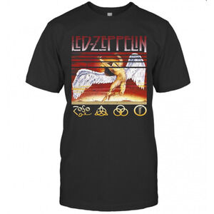 Led Zeppelin Swan Song  Retro T-Shirt